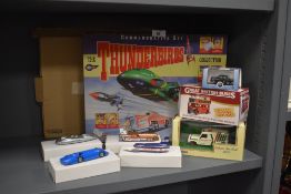 A Matchbox 'The Thunderbirds' Commemorative Set, plus various other diecast models, including