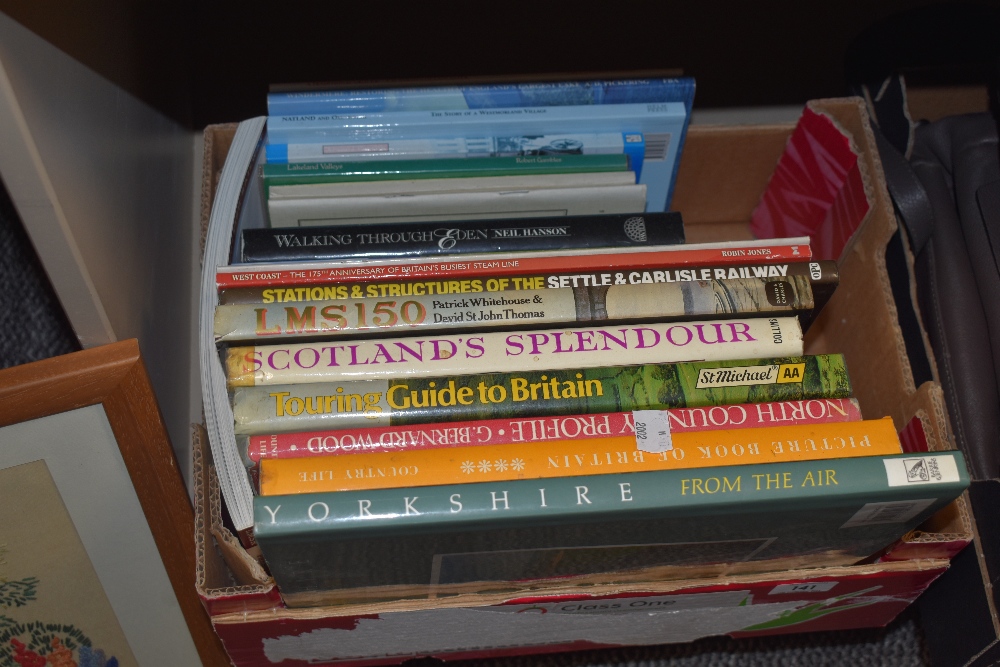 A collection of books, of railway, countryside, Yorkshire and Scotland interest etc.