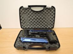A Pair of HG194 Series Pistols Full Metal Blow Back Air Soft Guns, Automatic 6mm, in case, purchaser