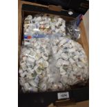 A large amount of ceramic and metal collectors thimbles