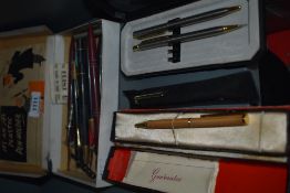 A selection of vintage pens