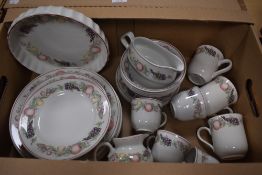 A Boots Company Plc 'Orchid' part dinner service (31 pieces approx)