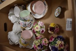 A Queen Anne 'Charie' part tea service (13 pieces approx), along with a similar accumulation of