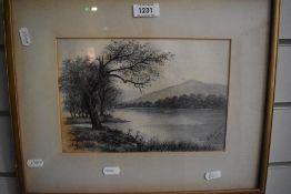 E. Robinson (19th/20th Century), watercolour, Lake District scene, signed and dated 1905 lower left,
