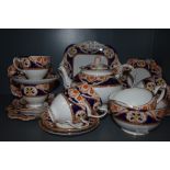 A Royal Grafton china tea service, in Imari colours, marked '5328' to the underside