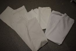 Three antique bed sheets, two king/large doubles, one large single or small double and a 1940/50s