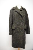 A ladies 1960s multicoloured wool Aquascutum coat.