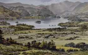 *Local Interest - After Judy Boyes (b.1943, British), a coloured print, 'Keswick and Derwentwater