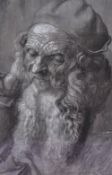 After Albrecht Durer (1471-1528), a print, 'Study Of A Man Aged 93', needing re-framed and glazed,