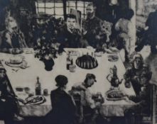 After Dave S. Pearson (20th Century), a monochrome drypoint etching, 'Vincent's Table', signed and
