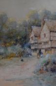 T.L. Forde (19th/20th Century, British), a watercolour, 'Old Surrey Manor House', signed to the