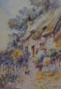 T.L. Forde (19th/20th Century, British), a watercolour, 'Cottage At Stratford', signed and dated