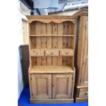 A natural pine dresser of nice proportions