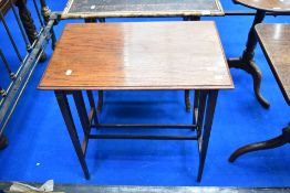 An Arts and Crafts oak occasional table