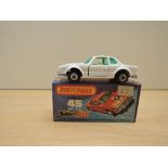 A Matchbox Superfast 1974-1976 diecast, J Box, No 45 BMW 30 CSL in white with Manhalter boot