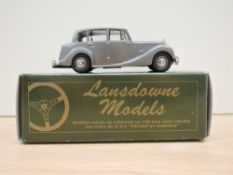 A Lansdowne Models (Brooklin Models) 1:43 scale diecast, LDM 8 1954 Triumph Renown Saloon, grey with