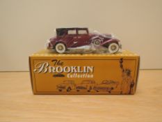 A Brooklin Models The Brooklin Collection 1:43 scale die-cast, BRK 96 1931 Marmon Sixteen 4-Door