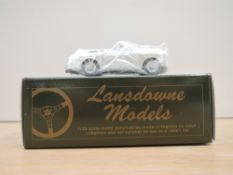 A Lansdowne Models (Brooklin Models) 1:43 scale diecast, LDM22 1952 Austin A40 Sports, white with