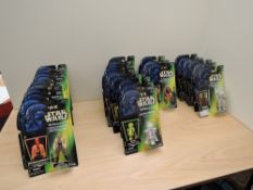 Twenty Nine Kenner 1996 & 1997 Star Wars The Power Of The Force 3 3/4' & 4' figures, Collection 1,