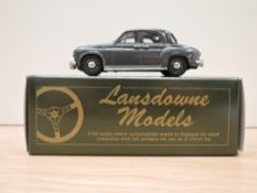 A Lansdowne Models (Brooklin Models) 1:43 scale diecast, LDM 5 1957 Rover P4 Model 90, dark grey