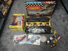 A Triang Scalextric 4 in 1 Model Motor Racing Set, all four cars present, C72 BRM x2, C73 Porsche