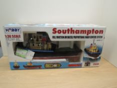 A Hobby Engine 1:36 scale Radio Controlled model, Southampton Tug Boat, in original box with