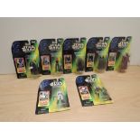 Seven Kenner 1998 Hasbro Star Wars 3 3/4' Expanded Universe Figures, 3-D Play Scene, Grand Admiral