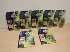 Seven Kenner 1998 Hasbro Star Wars 3 3/4' Expanded Universe Figures, 3-D Play Scene, Grand Admiral