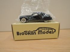 A Brooklin Models 1:43 scale diecast, BRK X2 1946 Lincoln Continental by Raymond Loewy permission of