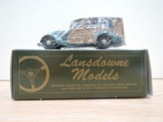A Lansdowne Models (Brooklin Models) 1:43 scale diecast, LDM21 1950 Lea Francis Estate 4 Door Woody,