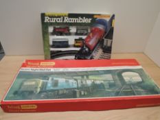 A Triang Hornby 00 gauge RS604 Nigh Mail Train Set, appears complete, in original box, box worn