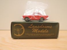 A Lansdowne Models (Brooklin Models) 1:43 scale diecast, LDM 11 1963 Sunbeam Alpine III, red with