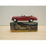 A Nicky Toys (india) diecast, 194 Bentley S Coupe, red with white interior, chrome trim, in very