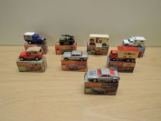 Eight Matchbox Superfast 1976-1982 diecast, K & L Boxes, No 38 Armoured Jeep, No 38 Model A Van,