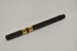 An Onoto the Pen by De La Rue in BHR 'patent self filling pen' piston fill fountain pen with broad