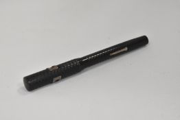A John Bull No2 lever fill fountain pen in BHR having warrented 14ct nib