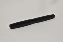 A Mabie Todd Swan M2 SM200/60 lever fill fountain pen in black with wave design having Swan 2 14ct