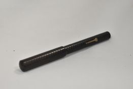 A Conway Stewart 330 Scribe lever fill fountain pen in BHR having Conway Stewart 14ct 3L nib.