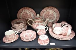 A collection of Broadhurst tableware, 'The Constable Series' , including teapot, bowls plates and