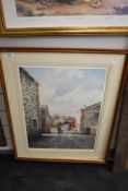 Peter Warwick a signed limited edition print Village Postman 73/550