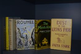 Travel and related. Includes; Thesiger, W. - Marsh Arabs (1964); Stark, Freya - Dust in the Lion's
