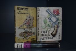Ian Fleming. From Russia With Love (Book Club Edition, 1957) in d/j; Octopussy and The Living