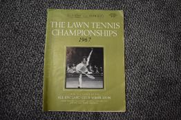 Tennis Ephemera. The Lawn Tennis Championships 1967, Official Programme, Sixth Day. (1)