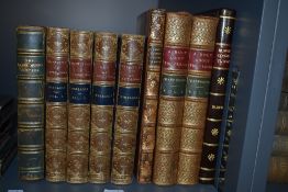 Antiquarian. Bindings. History and Biography. See images for titles. (9)