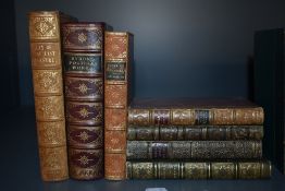 Antiquarian. Bindings. Poetry and Literature. See images for titles. (7)