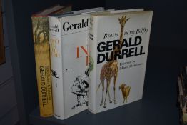 Gerald Durrell. Three titles; Two in the Bush (1966, 1st); Birds, Beasts & Relatives (1969, 1st);