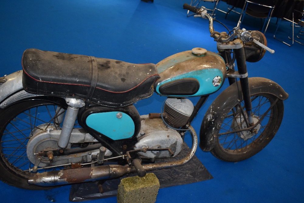 A Gillet Comfort 250CC Twinport, 1953 barn find for restoration, bearing reg 240YUH. with V5