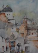 Loraine Saveall (20th Century), a watercolour, 'Cawsand Pastiche', signed to the lower right,