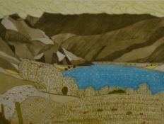 *Local Interest - John Brunsdon ARCA (20th Century, British), coloured print, 'Crummock Water',