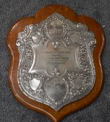 Local interest* an impressive George V silver 'George Bowling Club (Walney) Championship Shield'